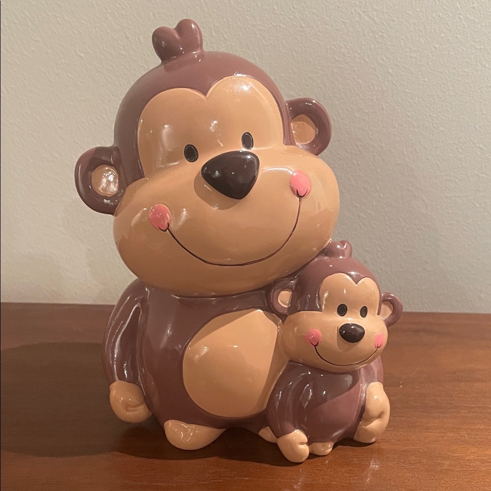 Vintage Fisher-Price Monkey Coin Bank